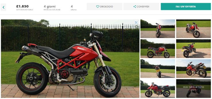Ducati Hypermotor in vendita