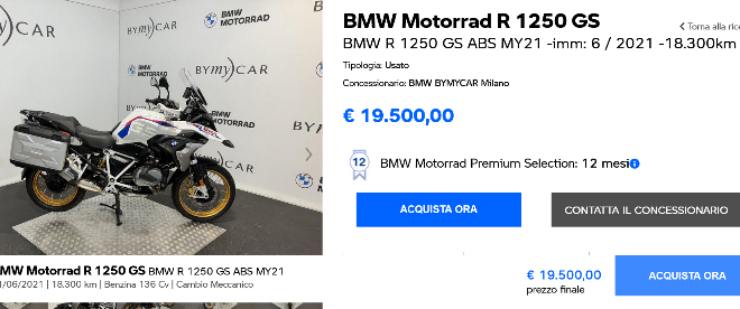 BMW R 1250 GS occasione usato