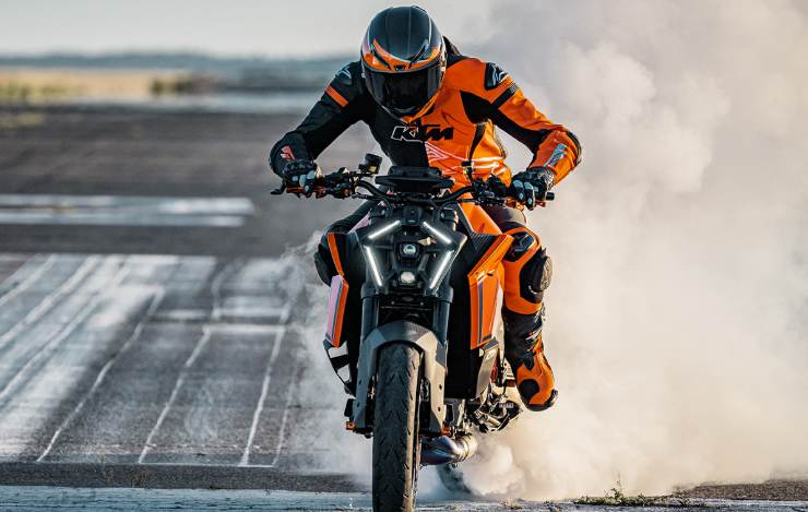 KTM 1390 Adventure senza cambio e frizione