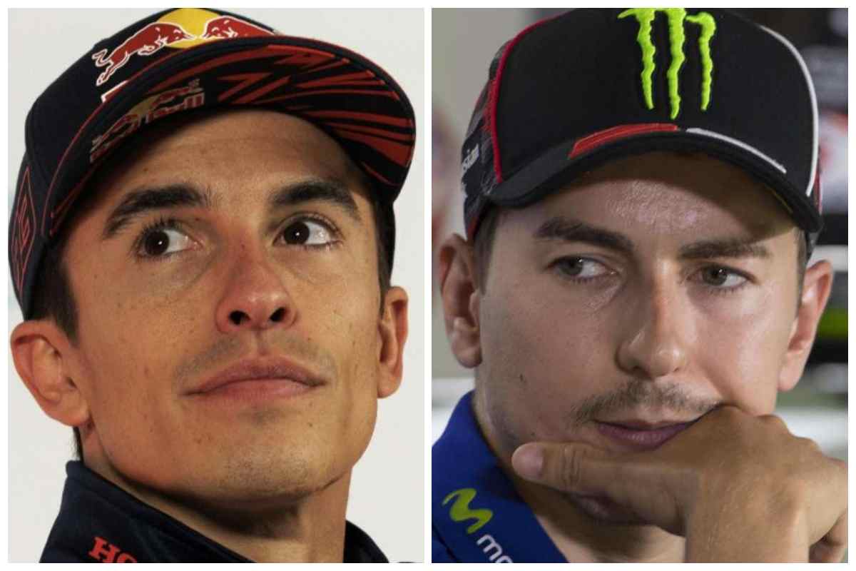 Marc Marquez ed Jorge Lorenzo pressione Bagnaia