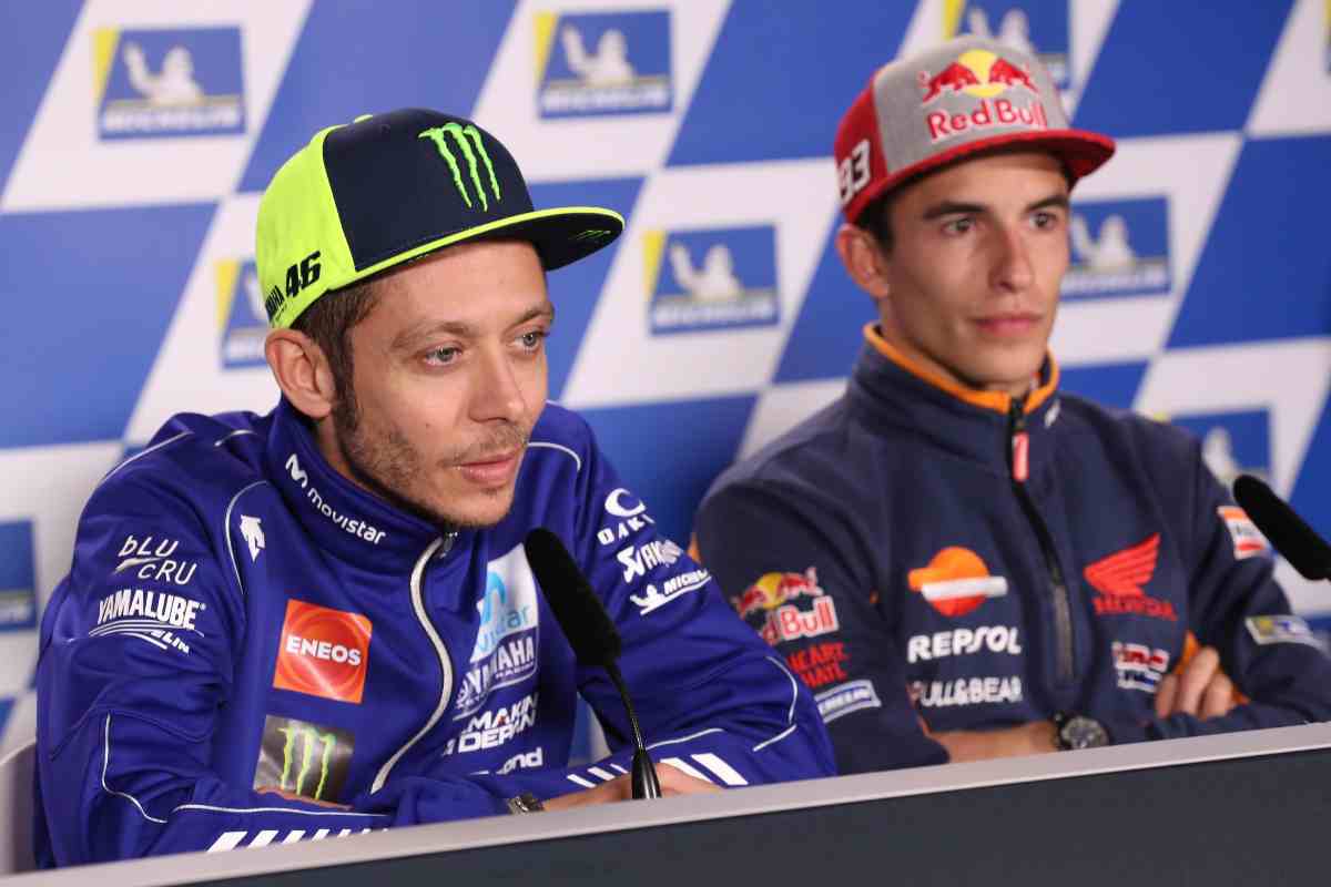 Rossi-Marquez, la sfida in MotoGP continua