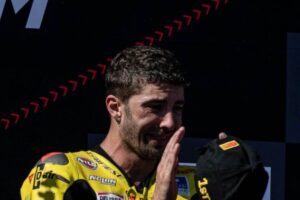 Andrea Iannone le lacrime per lui