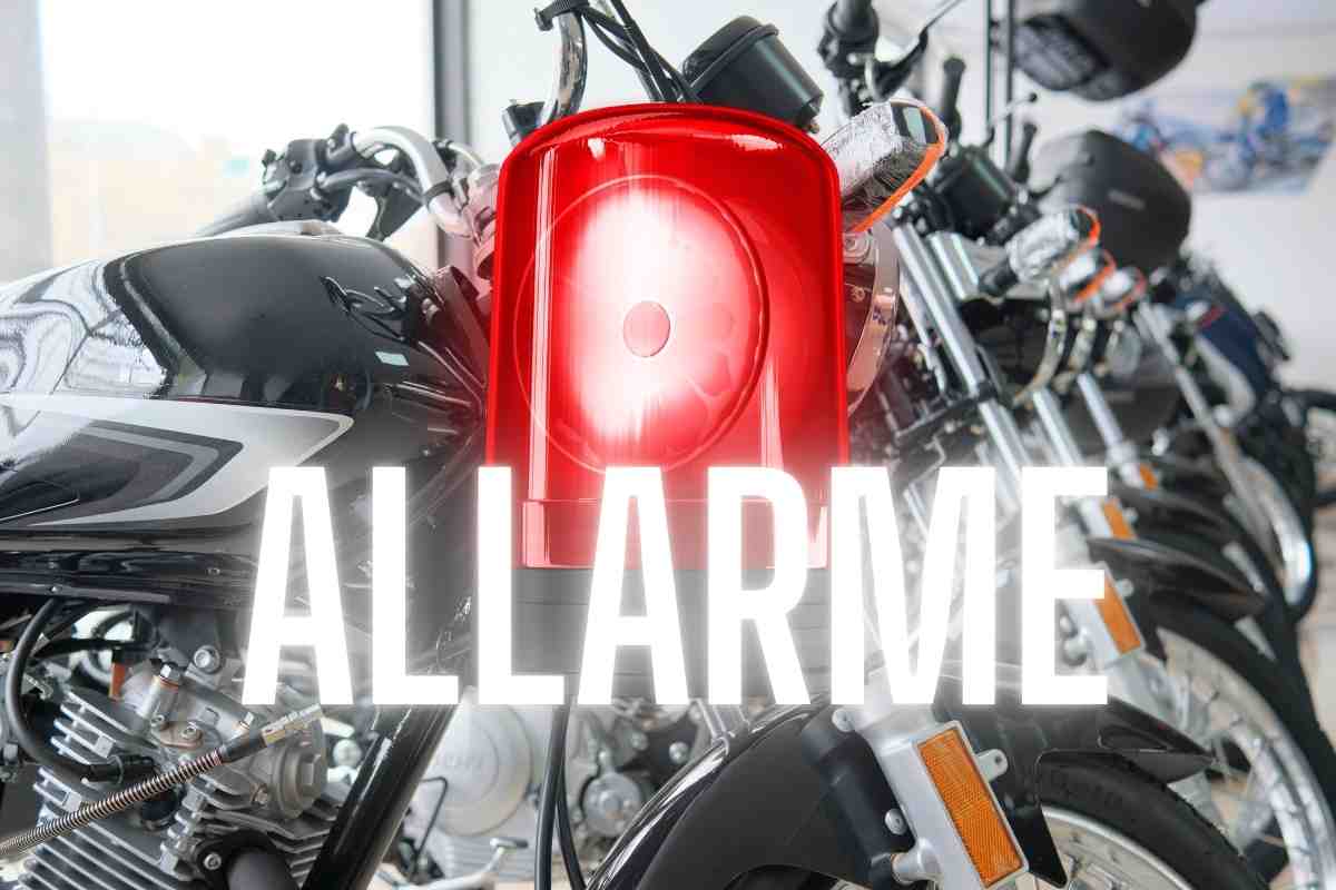 Allarme moto clienti in ansia