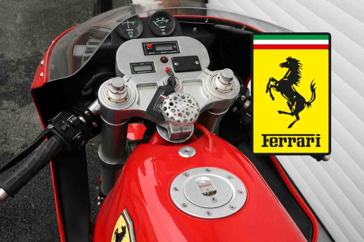 Prima e unica moto Ferrari