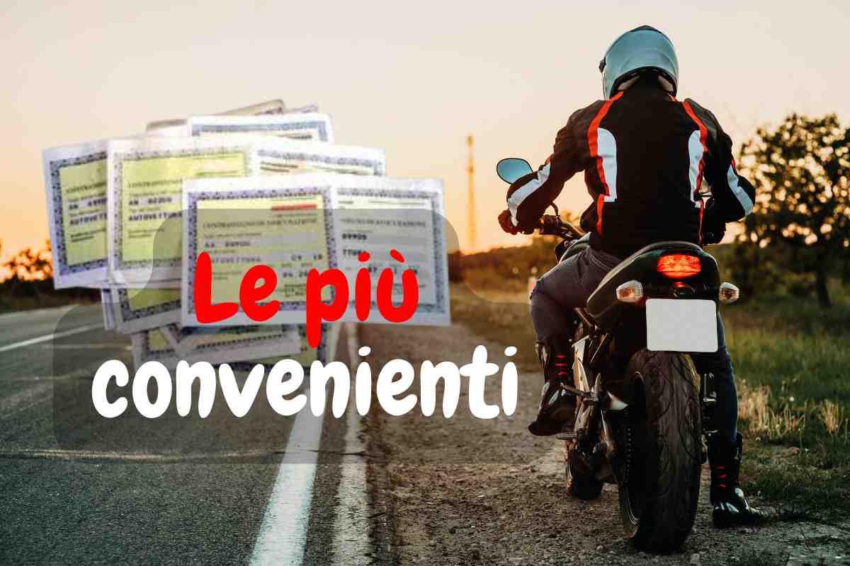 La polizza moto più conveniente