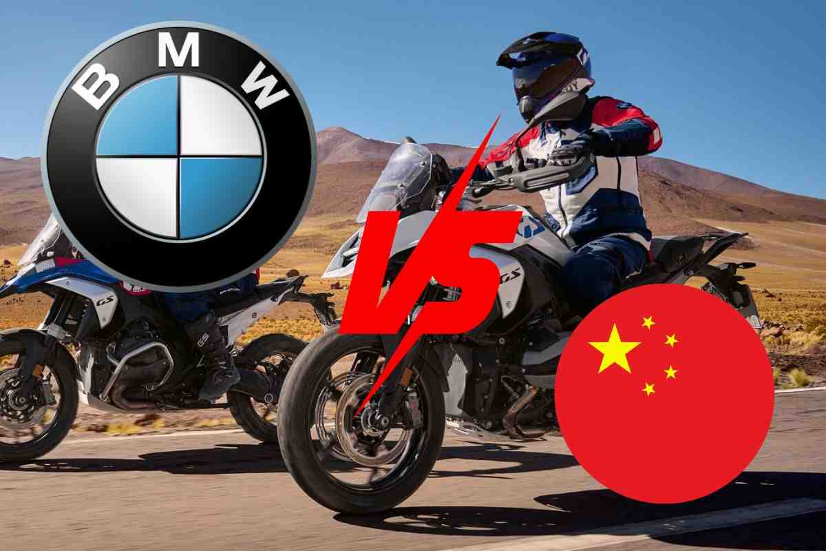 BMW GS sfidata dalla moto cinese