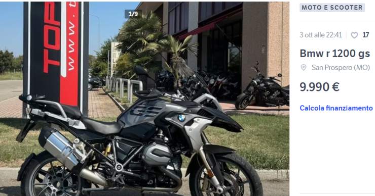 BMW R 1200 GS moto usata occasione