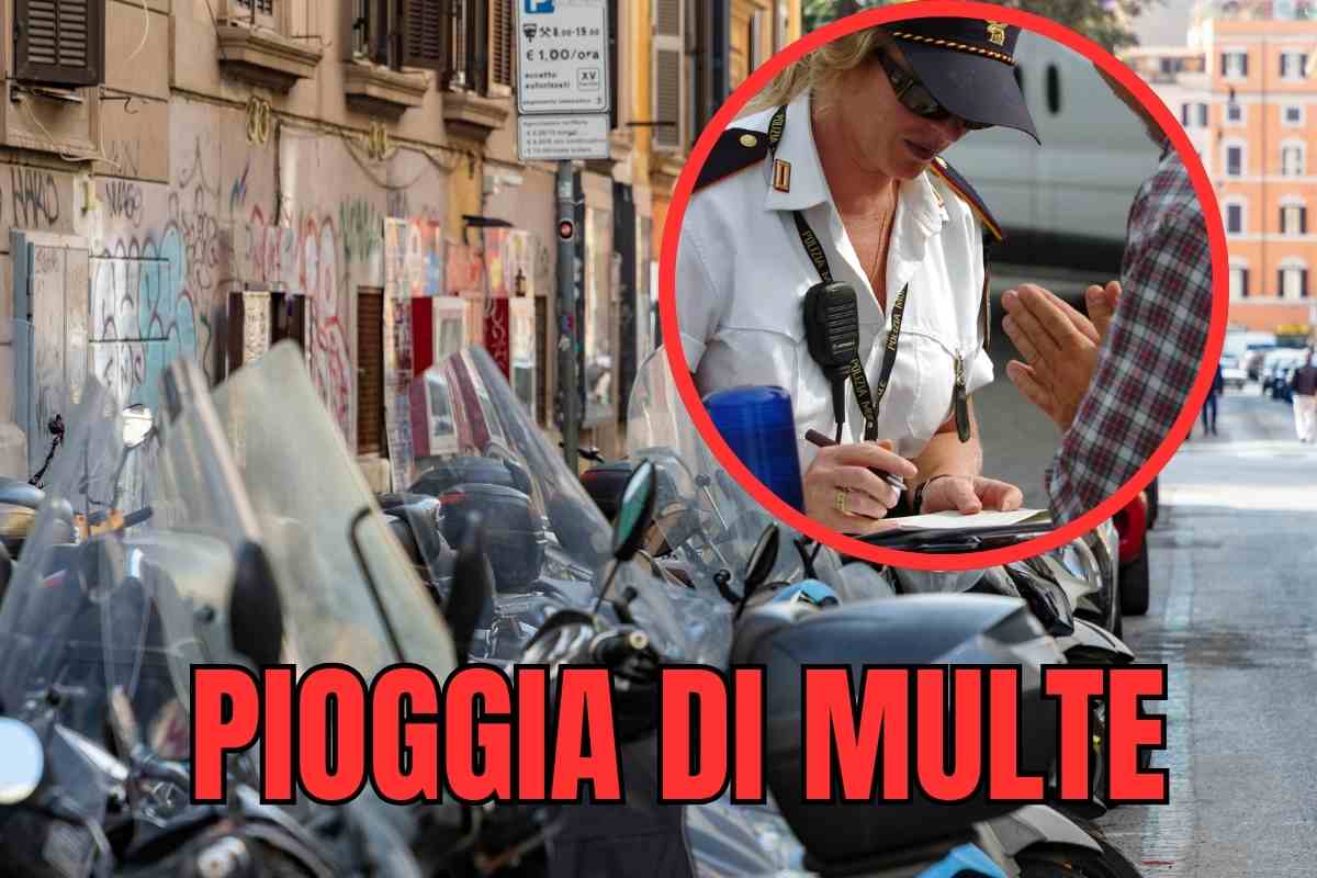 motociclisti multe