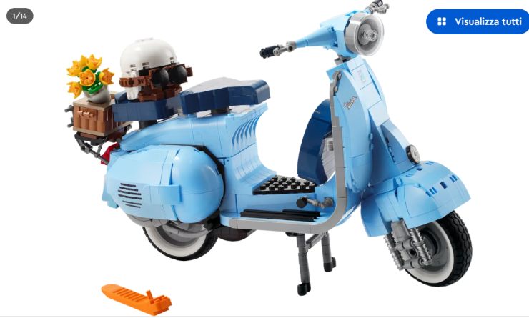 Vespa 125 in versione Lego