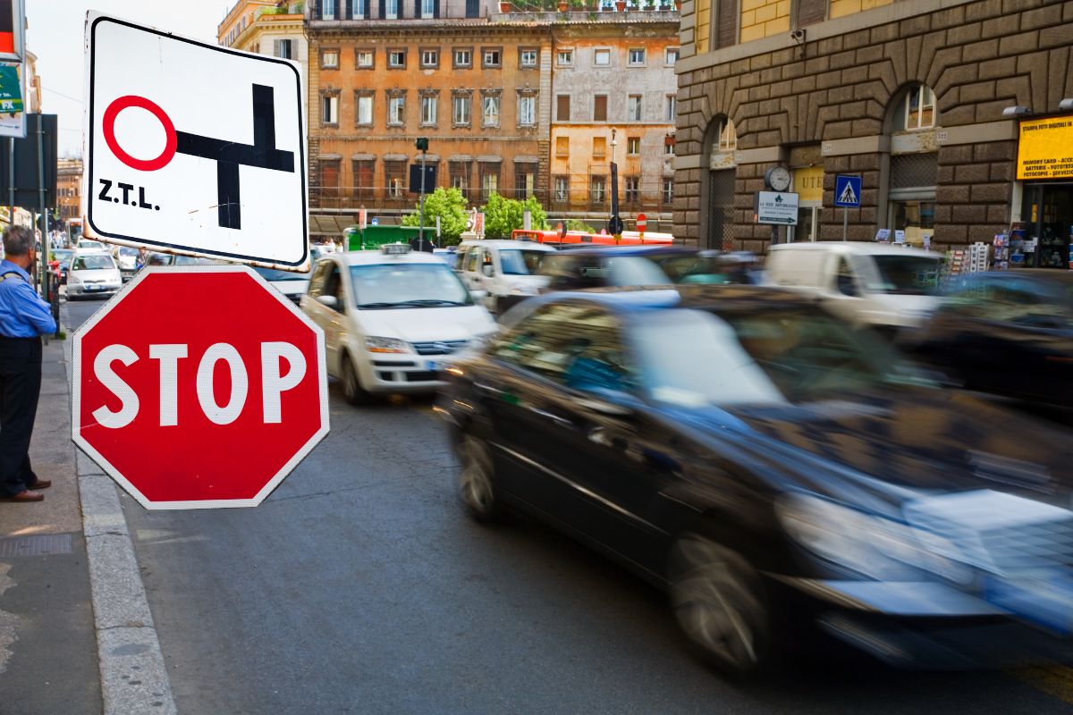 ZTL nel traffico di Roma