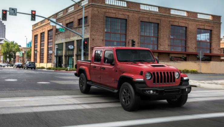 Il Jeep Gladiator in strada