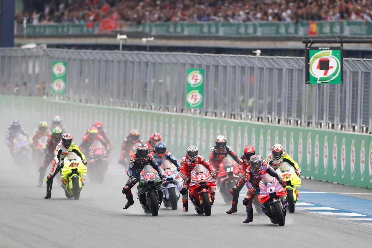 Partenza Gran Premio MotoGP