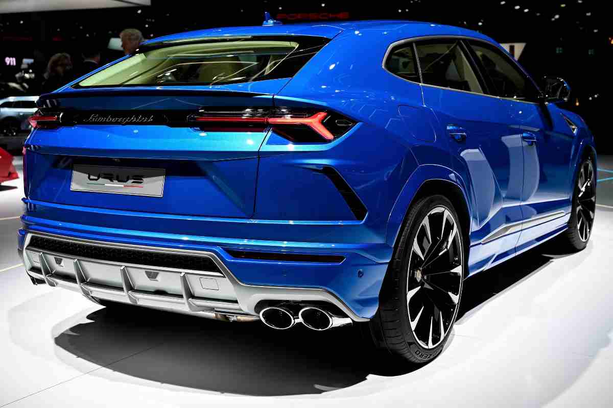 Il posteriore della Lamborghini Urus