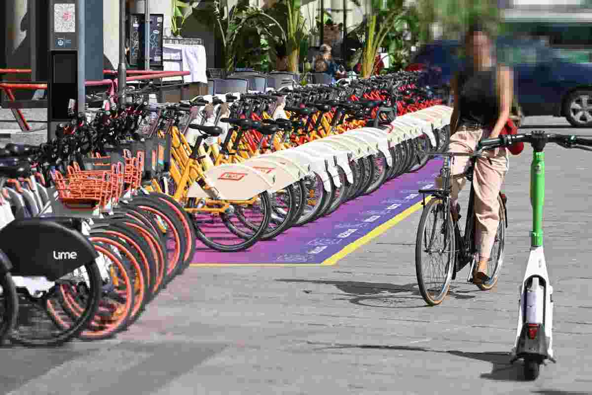 bicicletta bike sharing