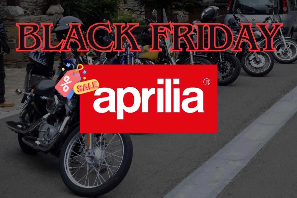 Aprilia prepara gli sconti per il Black Friday: fino a 300 euro