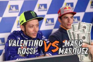 più ricco tra Marquez e Rossi