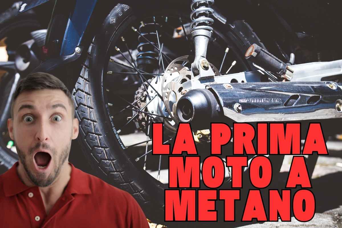 prima moto a metano