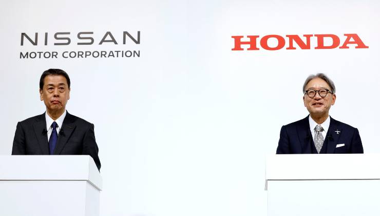 I presidenti di Honda e Nissan in conferenza