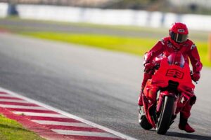 Marc Marquez sulla Ducati ufficiale