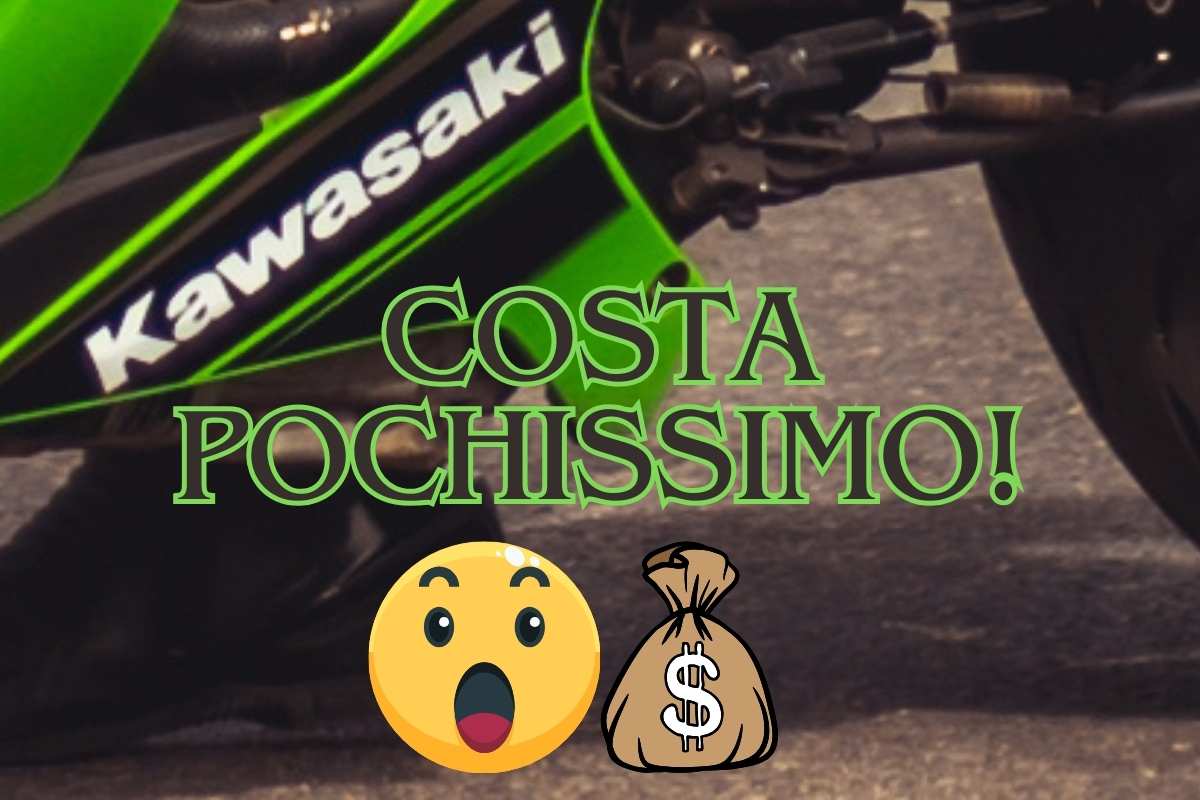 Questa Kawasaki costa pochissimo