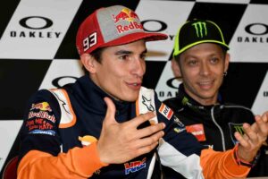 Rossi e Marquez in conferenza stampa