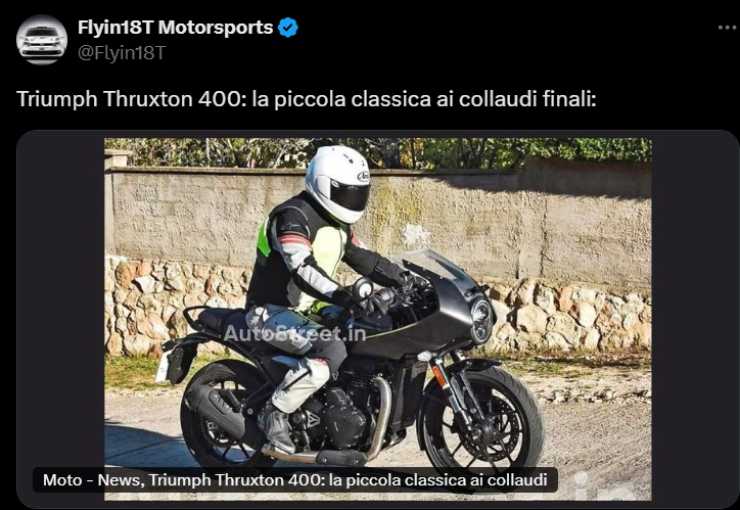 Triumph Thruxton 400