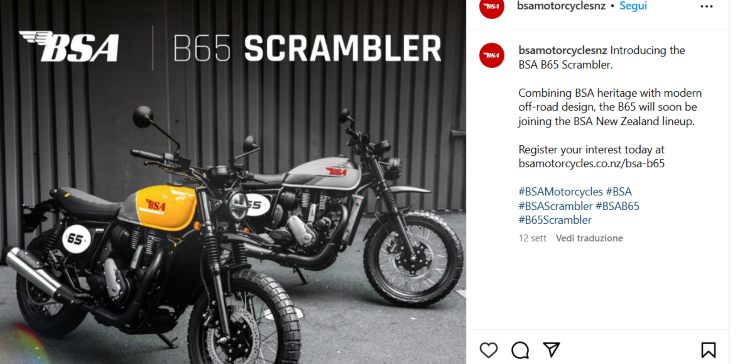 BSA B65 Scrambler