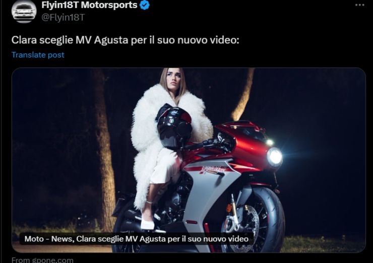 Clara MV Agusta