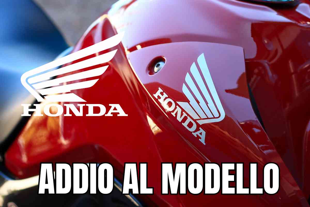 honda addio al modello