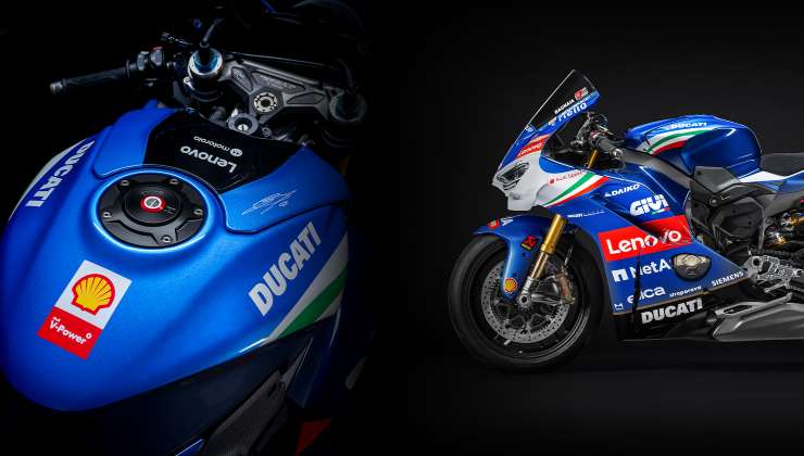 Dettagli della nuova Ducati V4 Panigale Tricolore Italia