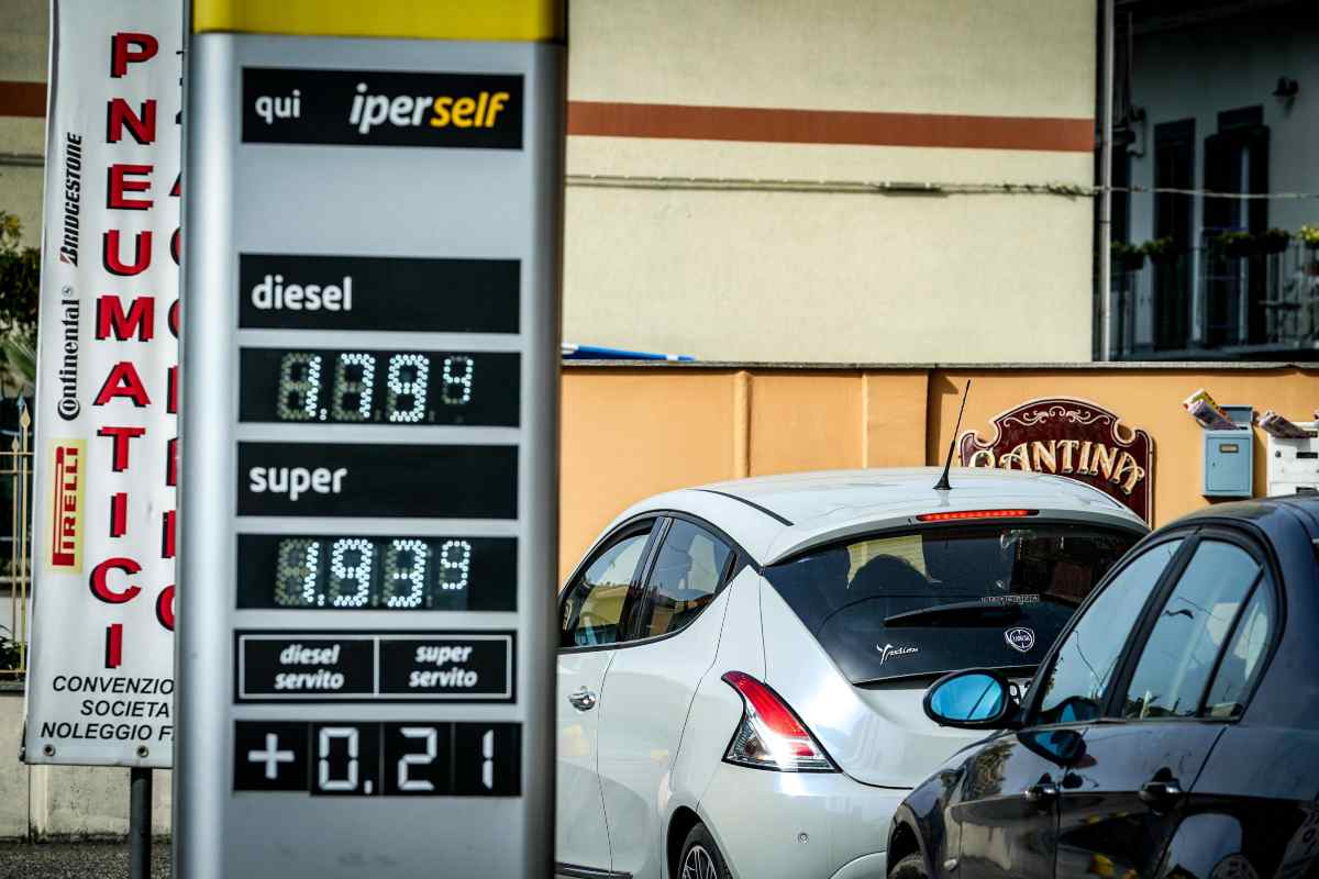 Un distributore di carburante